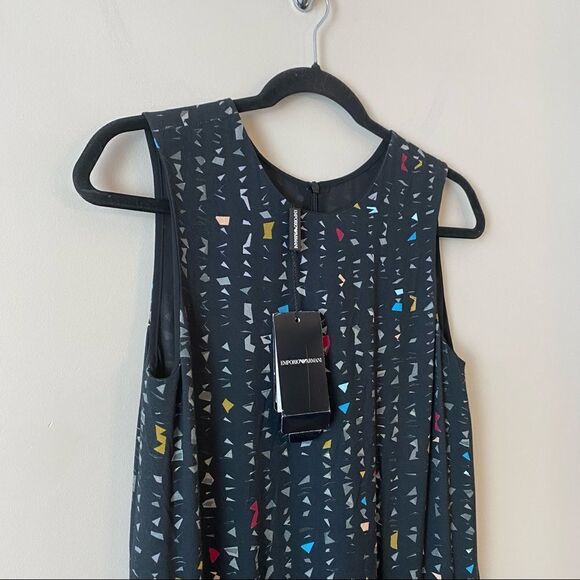 EMPORIO Armani-A Line Jacquard Speckle Printed Dress (Size:38US) - Picture 6 of 16